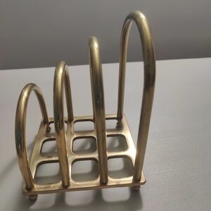 Elegant Brass Letter Holder